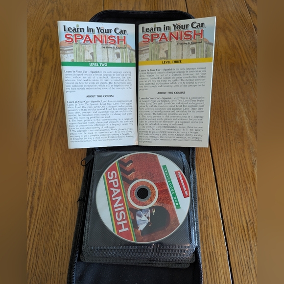 Penton Overseas Learn Spanish In Your Car CD Set, Levels 1,2,3 - Picture 1 of 16